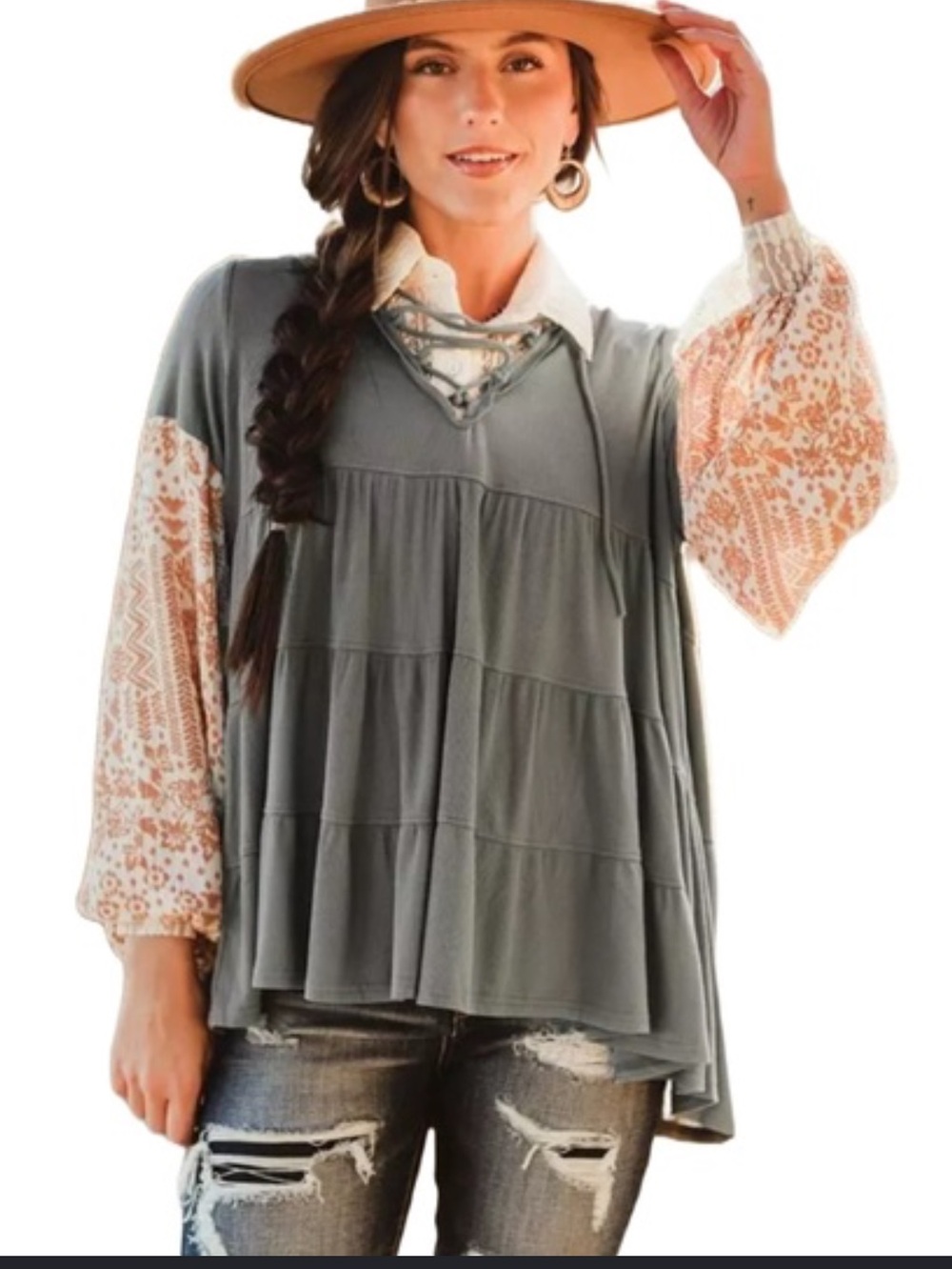 Gimmick  Bohemian Style Tunic